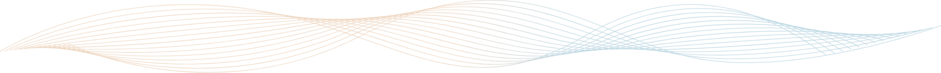An Orange and Blue Wave on a Black Background